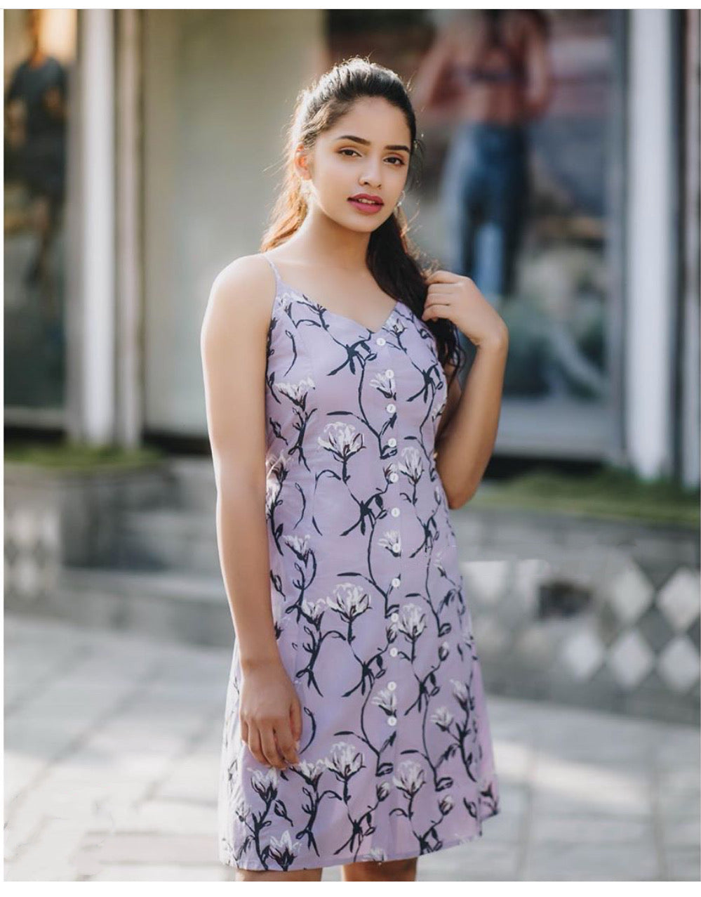 Magnolia Lavender Sleeveless Short Dress