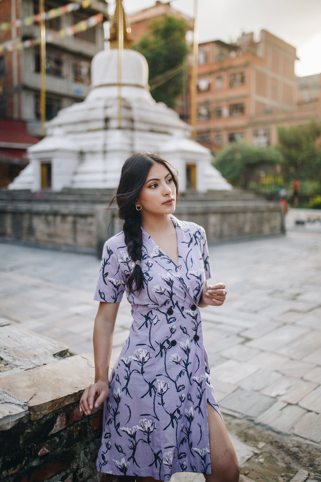 Magnolia Lavender Coat Dress