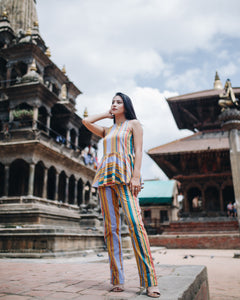 Stripe Mustard Pants