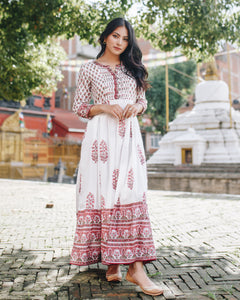 Sangneri Print Summer Dress